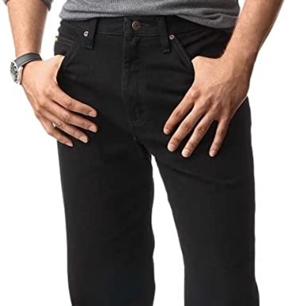 Men's Lee Regular Fit Black Jeans